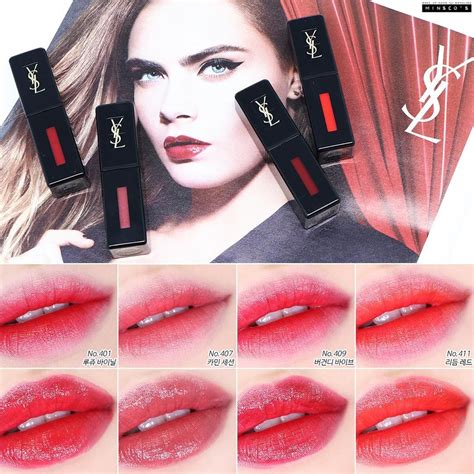 ysl glossy stain 9 swatch|ysl vinyl cream lip stain.